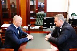Первый заместитель Министра здравоохранения Российской Федерации Виктор Фисенко встретился с Министром здравоохранения Абхазии Эдуардом Бутбой 