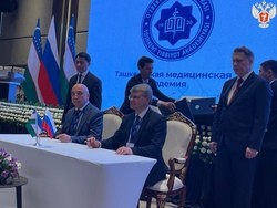 Министр здравоохранения России Михаил Мурашко принял участие в российско-узбекском медицинском форуме в Самарканде 
