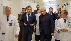 Михаил Мурашко и Сергей Собянин проверили готовность родильного дома ГКБ им. Вересаева после капитального ремонта